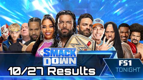 friday night smackdown results bleacher.